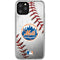 MLB New York Mets Game Ball iPhone 11 Pro Clear Case