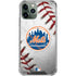 MLB New York Mets Game Ball iPhone 11 Pro Max Clear Case