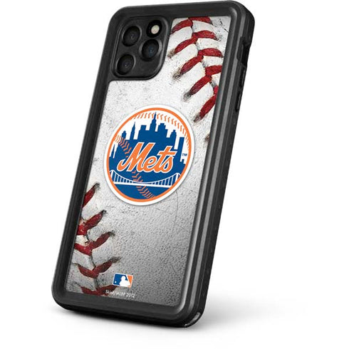 MLB New York Mets Game Ball iPhone 11 Pro Waterproof Case