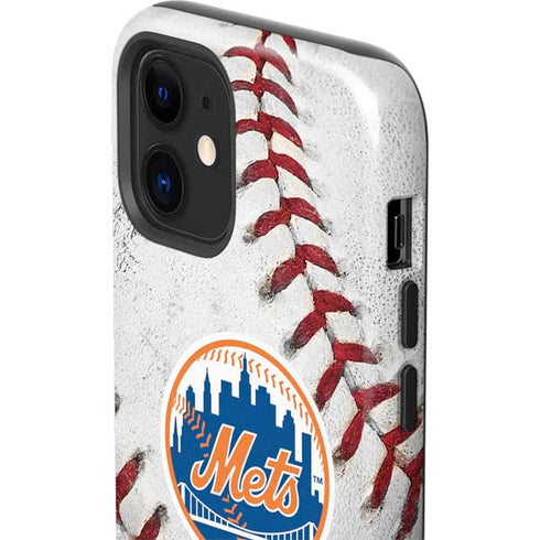 MLB New York Mets Game Ball iPhone 12 Impact Case