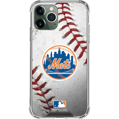 MLB New York Mets Game Ball iPhone 12 Pro Clear Case