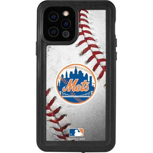 MLB New York Mets Game Ball iPhone 12 Pro Waterproof Case