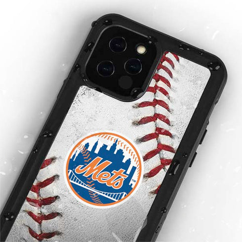 MLB New York Mets Game Ball iPhone 12 Pro Waterproof Case