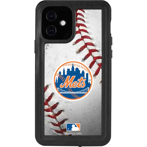 MLB New York Mets Game Ball iPhone 12 Waterproof Case