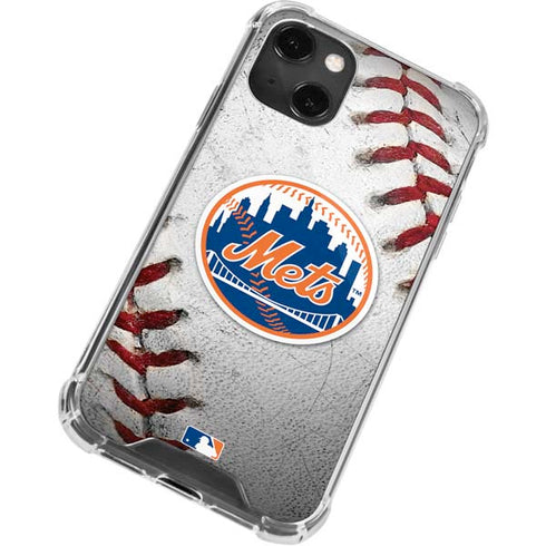 MLB New York Mets Game Ball iPhone 14 Plus Clear Case