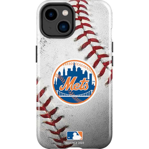 MLB New York Mets Game Ball iPhone 14 Plus Impact Case