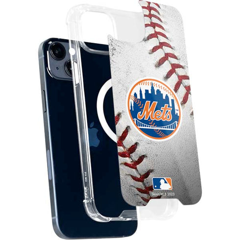 MLB New York Mets Game Ball iPhone 15 Plus MagSafe Case