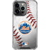 MLB New York Mets Game Ball iPhone 14 Pro Clear Case