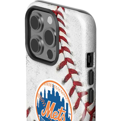 MLB New York Mets Game Ball iPhone 15 Pro Impact Case