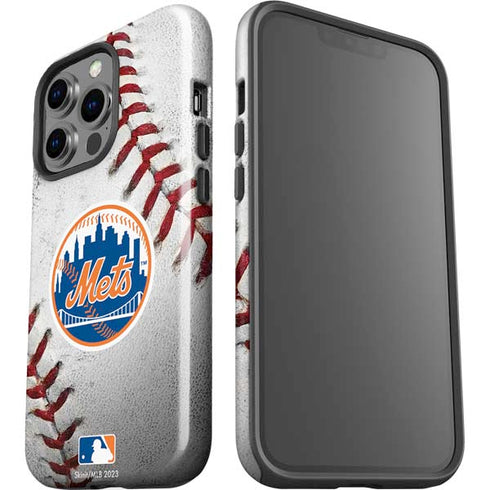 MLB New York Mets Game Ball iPhone 15 Pro Impact Case