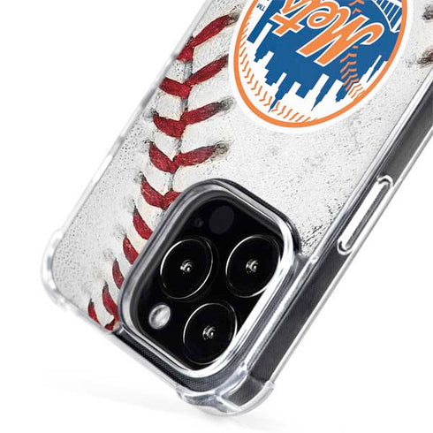 MLB New York Mets Game Ball iPhone 15 Pro Max MagSafe Case