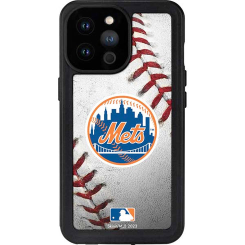 MLB New York Mets Game Ball iPhone 14 Pro Max Waterproof Case