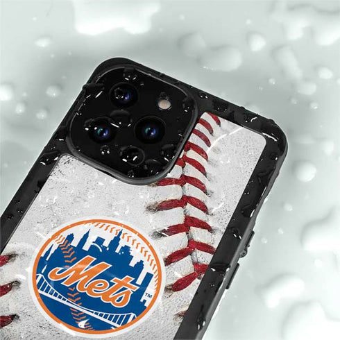MLB New York Mets Game Ball iPhone 14 Pro Max Waterproof Case