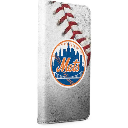 MLB New York Mets Game Ball iPhone 15 Pro Max Folio Case