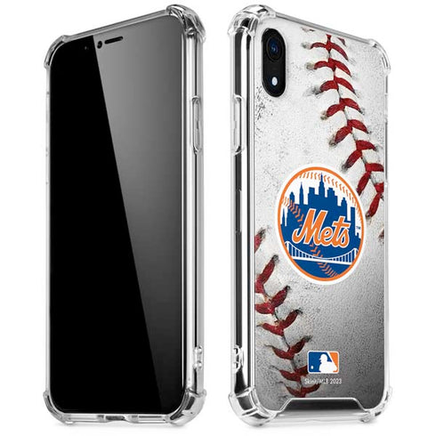 MLB New York Mets Game Ball iPhone XR Clear Case