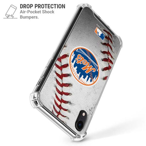 MLB New York Mets Game Ball iPhone XR Clear Case
