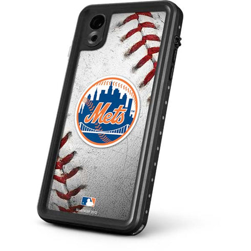 MLB New York Mets Game Ball iPhone XR Waterproof Case