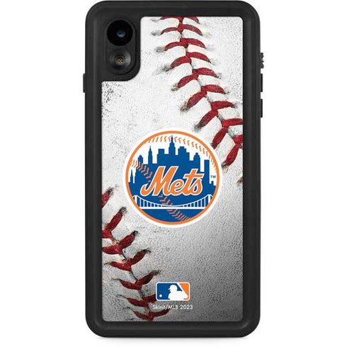MLB New York Mets Game Ball iPhone XR Waterproof Case