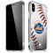 MLB New York Mets Game Ball iPhone XS Max Clear Case