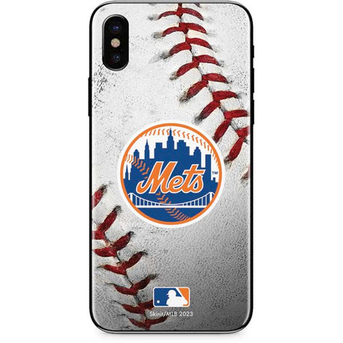 MLB New York Mets Game Ball iPhone XS Skin