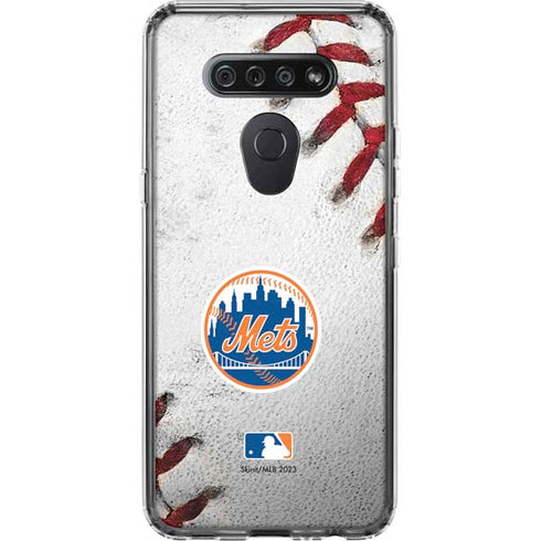 MLB New York Mets Game Ball LG K51/Q51 Clear Case