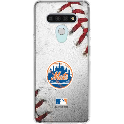 MLB New York Mets Game Ball LG Stylo 6 Clear Case