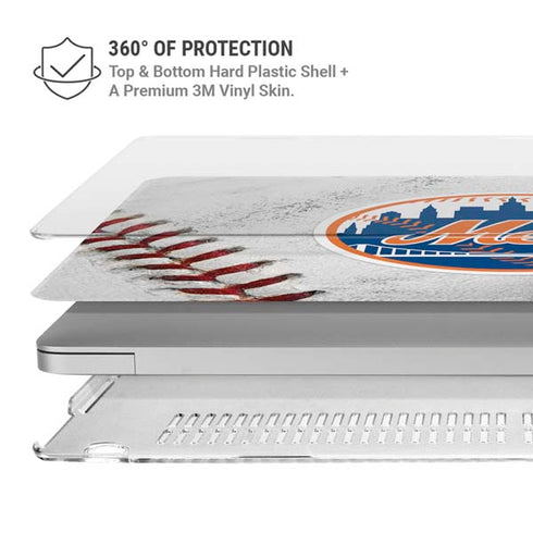 MLB New York Mets Game Ball MacBook Air 13in M1 (2021) Case plus Skin