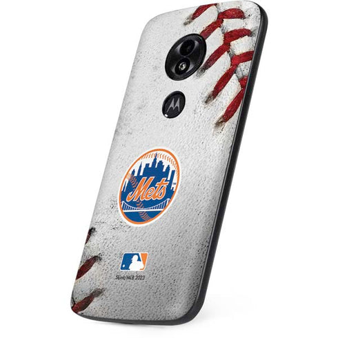 MLB New York Mets Game Ball Moto E5 Play Skin