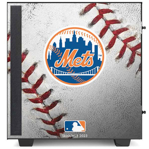 MLB New York Mets Game Ball NZXT H510 Compact ATX Mid-Tower Case Skin