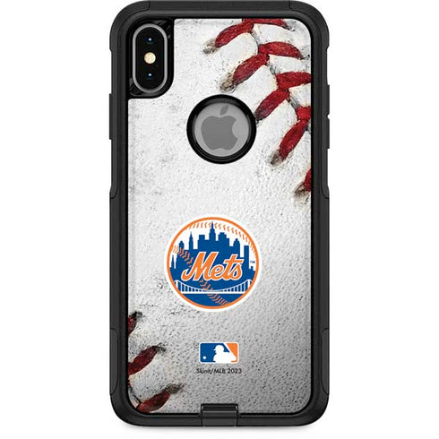 MLB New York Mets Game Ball Otterbox Commuter iPhone Skin