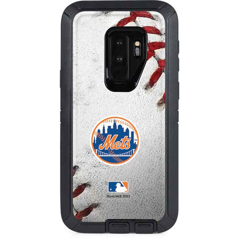 MLB New York Mets Game Ball Otterbox Defender Galaxy Skin