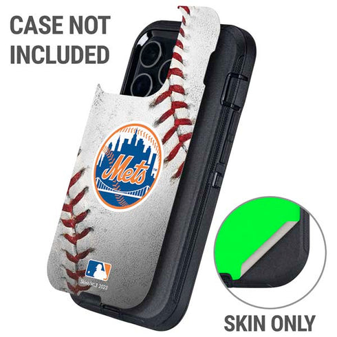 MLB New York Mets Game Ball Otterbox Defender iPhone Skin