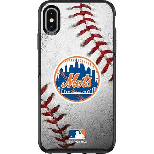 MLB New York Mets Game Ball Otterbox Symmetry iPhone Skin