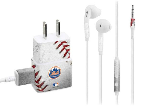 MLB New York Mets Game Ball Phone Charger Skin