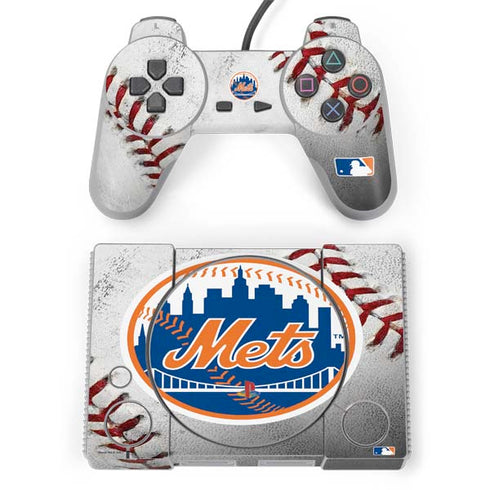 MLB New York Mets Game Ball PlayStation Classic Bundle Skin