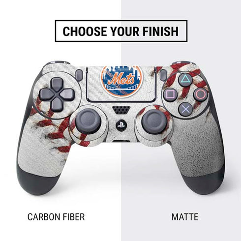 MLB New York Mets Game Ball PS4 Controller Skin