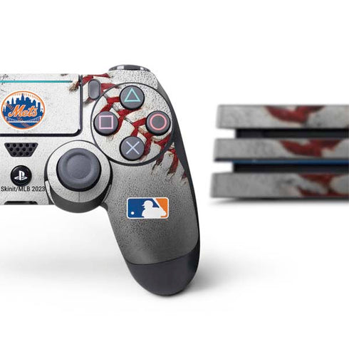 MLB New York Mets Game Ball PS4 Pro Bundle Skin