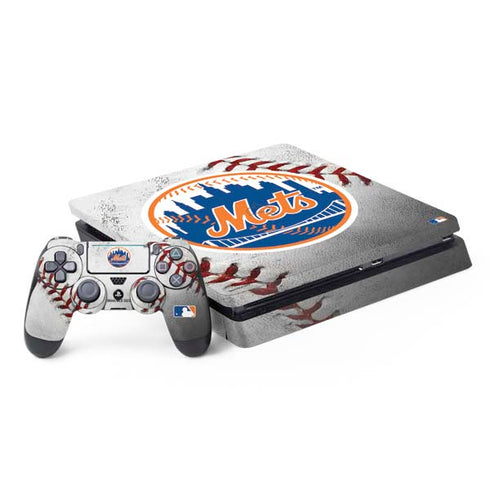 MLB New York Mets Game Ball PS4 Slim Bundle Skin