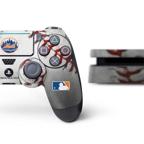 MLB New York Mets Game Ball PS4 Slim Bundle Skin