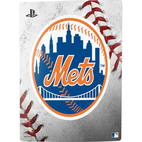 MLB New York Mets Game Ball PS5 Console Skin