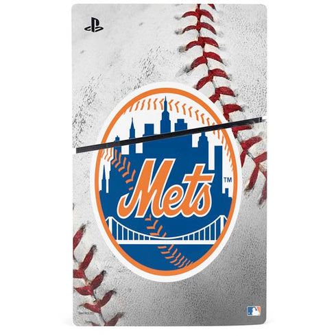 MLB New York Mets Game Ball PS5 Slim Disk Bundle Skin