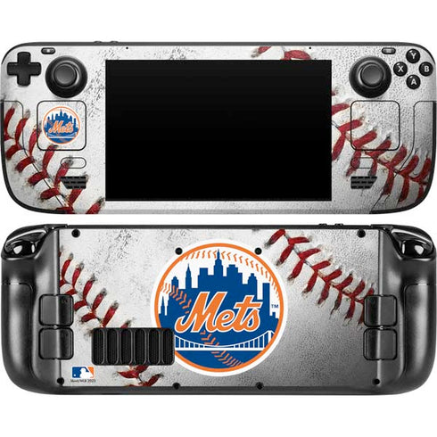 MLB New York Mets Game Ball Steam Deck Handheld Gaming Computer Skin