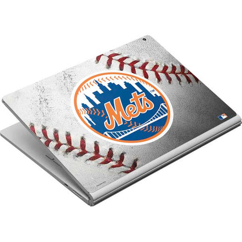 MLB New York Mets Game Ball Surface Book Skin