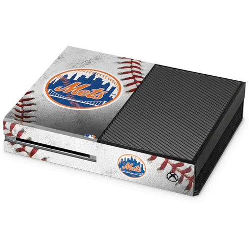 MLB New York Mets Game Ball Xbox One Console Skin