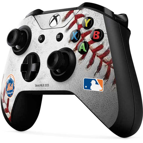 MLB New York Mets Game Ball Xbox One X Controller Skin