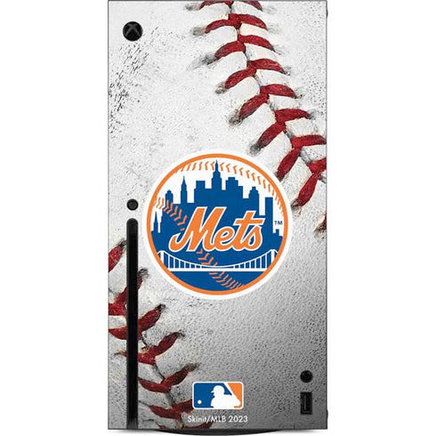 MLB New York Mets Game Ball Xbox Series X Console Skin