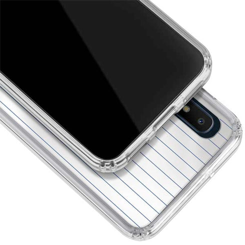MLB New York Mets Home Jersey Galaxy A10e Clear Case