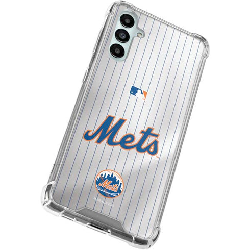 MLB New York Mets Home Jersey Galaxy A14 5G Clear Case