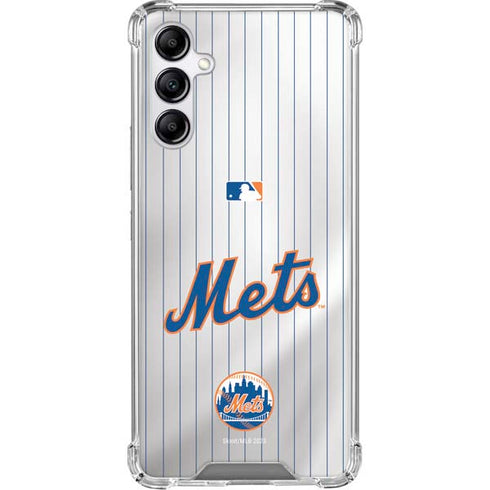 MLB New York Mets Home Jersey Galaxy A15 5G Clear Case