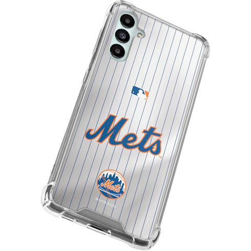 MLB New York Mets Home Jersey Galaxy A15 5G Clear Case